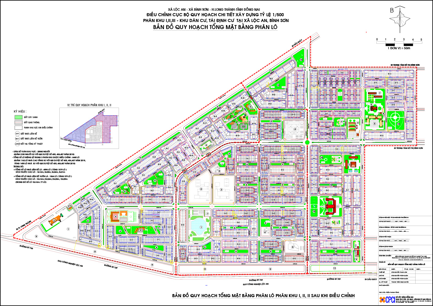 Bản đồ quy hoạch khu dân cư lộc an - bình sơn