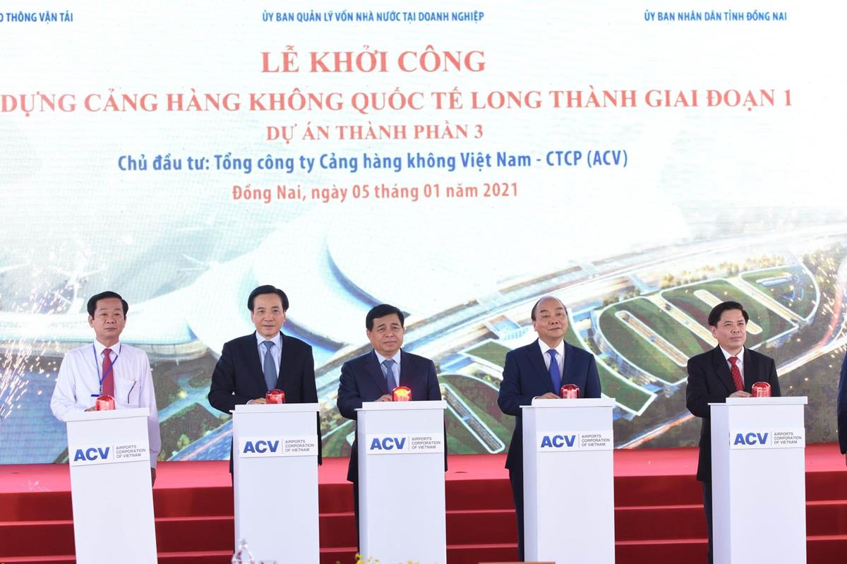 Phát lệnh khởi công giai đoạn 1 dự án sân bay Long Thành